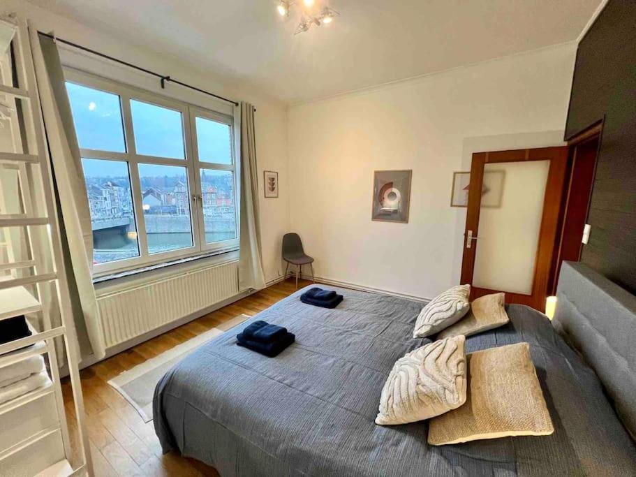 Bellevue - Grand Appartement Pour 5 Sur Les Quais De La Meuse Lüttich Exterior foto